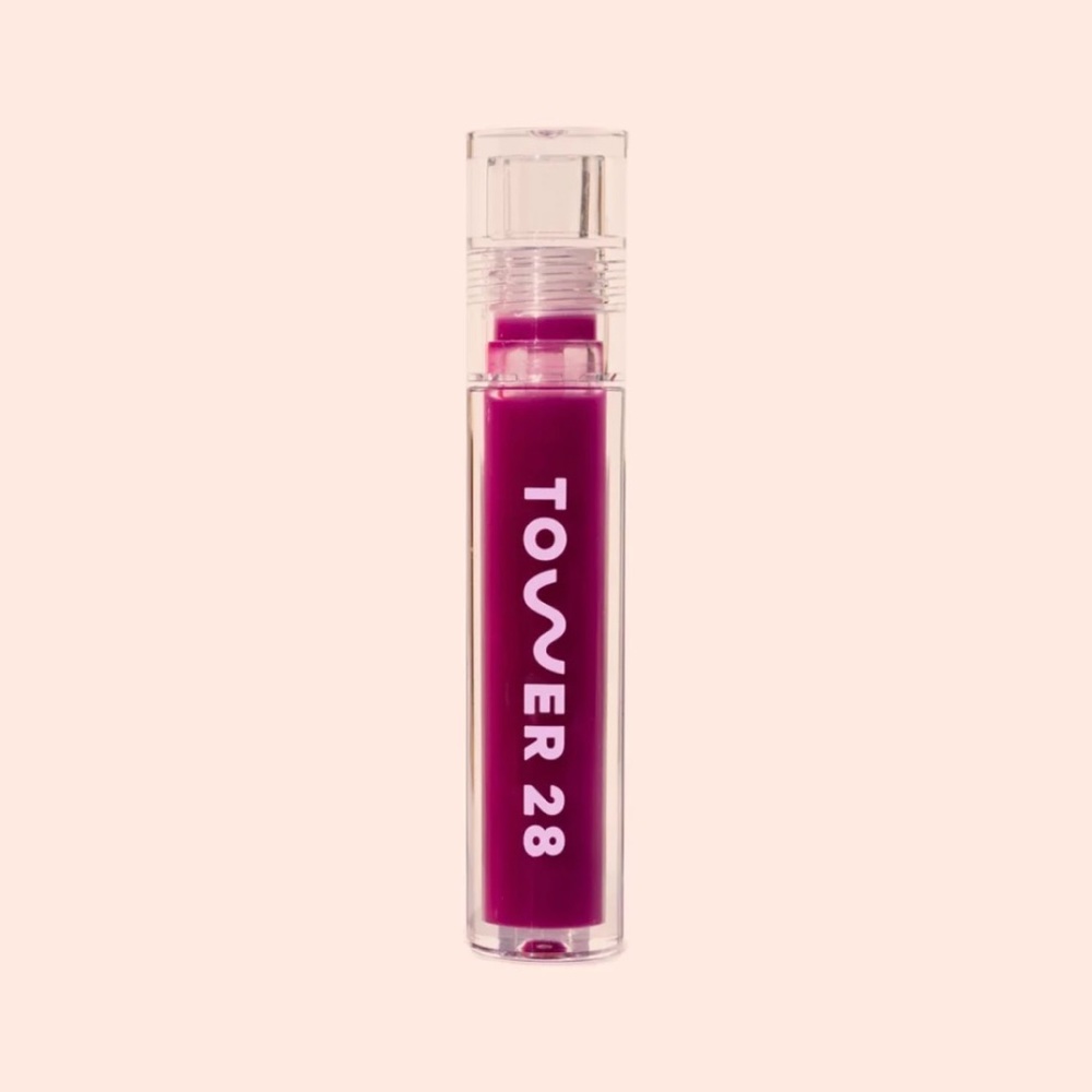 NEW Tower 28 ShineOn Lip Jelly in Fear Less (Sheer Berry)